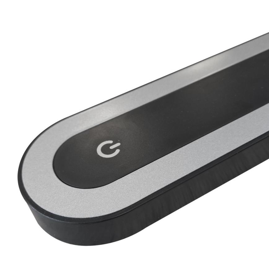 Светодиодная сенсорная настольная лампа с регулированием яркости MADERA LED/7W/230V USB черный