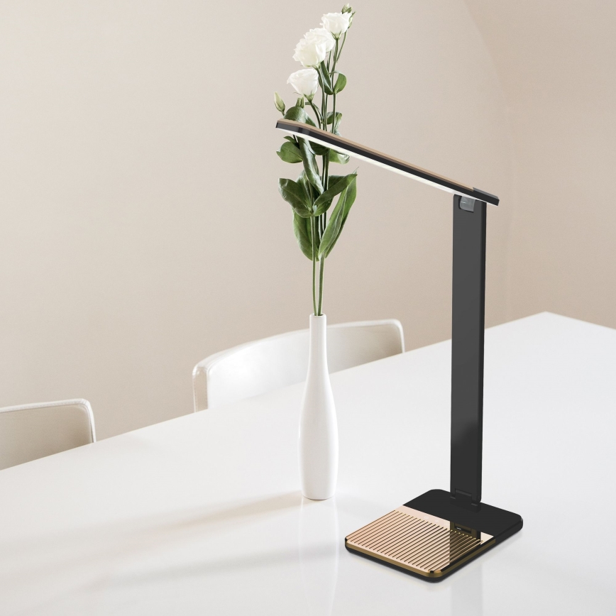 Светодиодная сенсорная настольная лампа с регулированием яркости PRESTIGE LED/12W/230V 2700/4000K/6500K черный