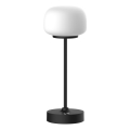 Светодиодная сенсорная настольная лампа с регулированием яркости RIMINI LED/2W/5V USB 2000 mAh черный/белый