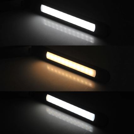 Светодиодная сенсорная настольная RGBW-лампа с регулированием яркости NEPTUN LED/7W/230V черный
