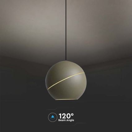 Светодиодная сенсорная подвесная люстра LED/8,5W/230V 3000K серый
