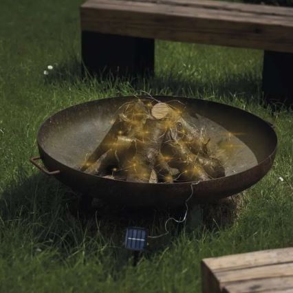 Светодиодная солнечная гирлянда LED/2,4 Вт/1,2 В 1xAA 15 м IP44 3000K 600 мАч