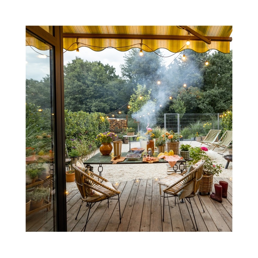 Светодиодная уличная декоративная гирлянда BAJA ST64 20xE27/1W/230V 20,9 м IP44 теплый белый