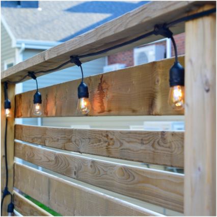 Светодиодная уличная декоративная гирлянда BAJA ST64 20xE27/1W/230V 20,9 м IP44 теплый белый