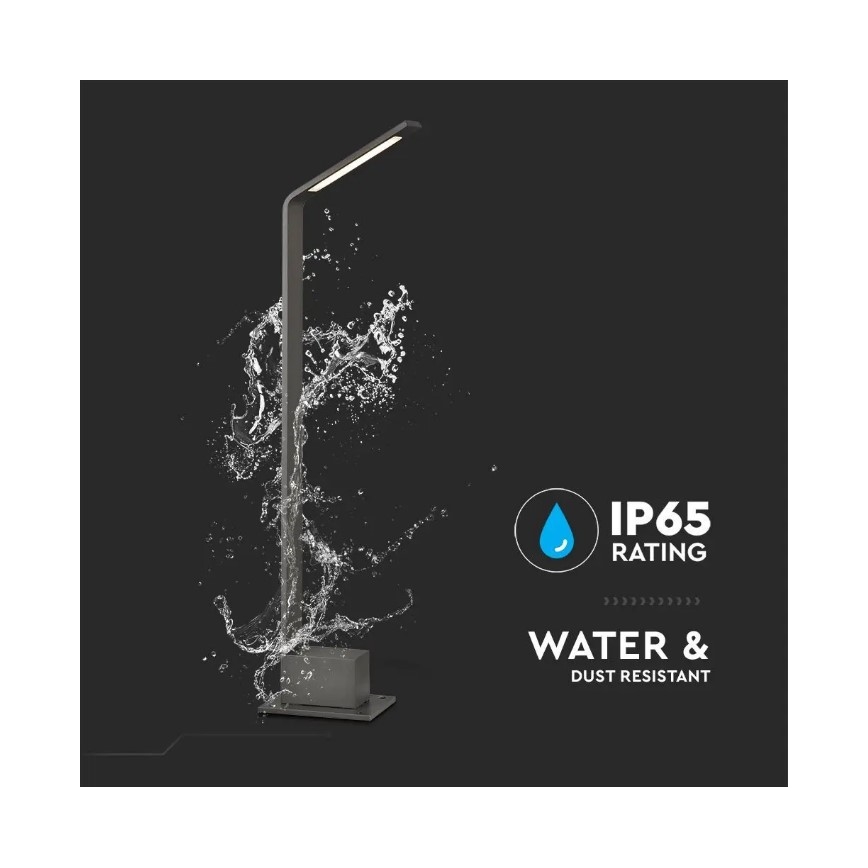 Светодиодная уличная лампа LED/6W/230V IP65 антрацит