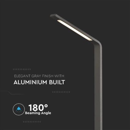 Светодиодная уличная лампа LED/6W/230V IP65 антрацит