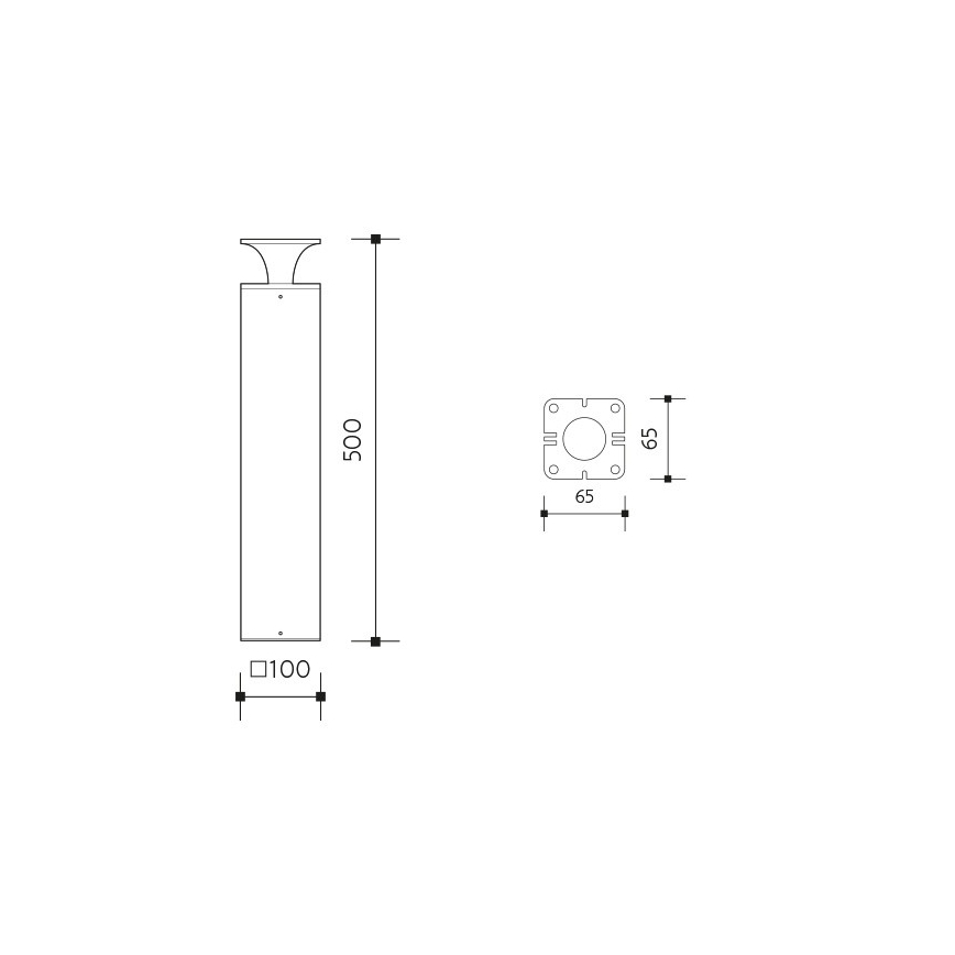 Светодиодная уличная лампа ORNELA LED/6W/230V 3000K IP54 коричневый