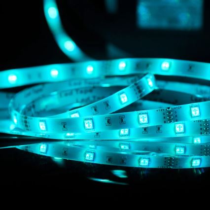 Светодиодная уличная RGB-лента с регулированием яркости 5м LED/14W/12V IP65 + пульт ДУ