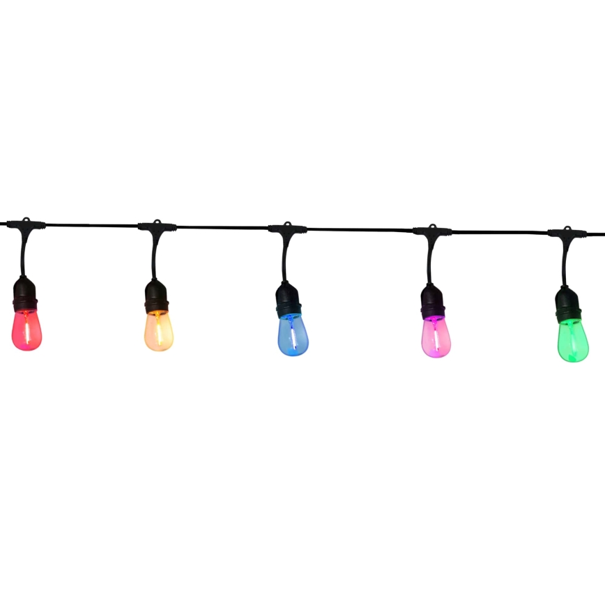 Светодиодная уличная декоративная гирлянда PARTY NEON 7,6 м 10xE27/0,6W/36V IP44
