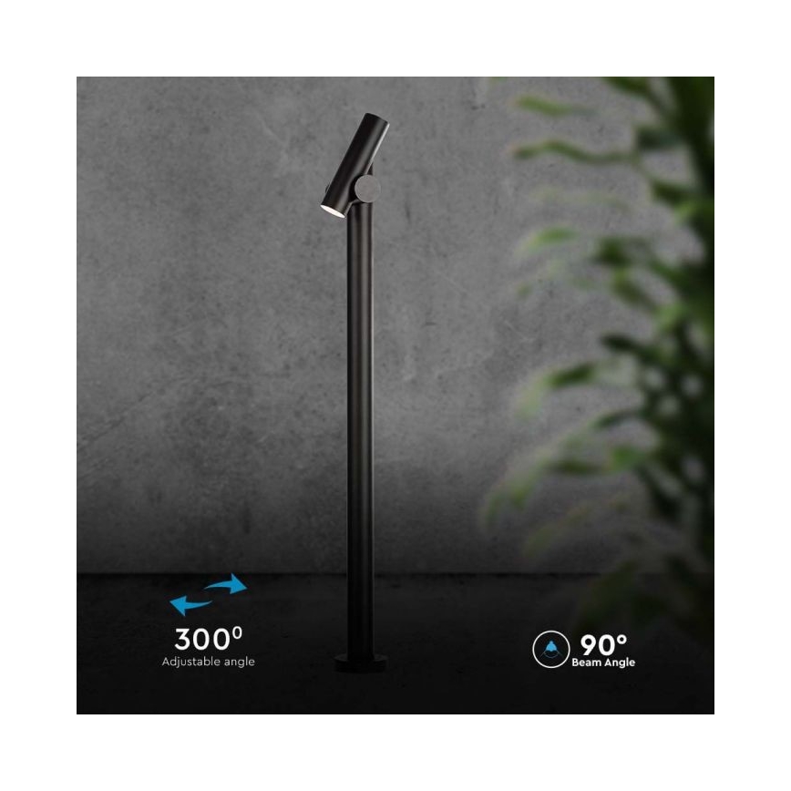 Светодиодная уличная гибкая лампа LED/4W/230V 3000K IP44 100 см черный