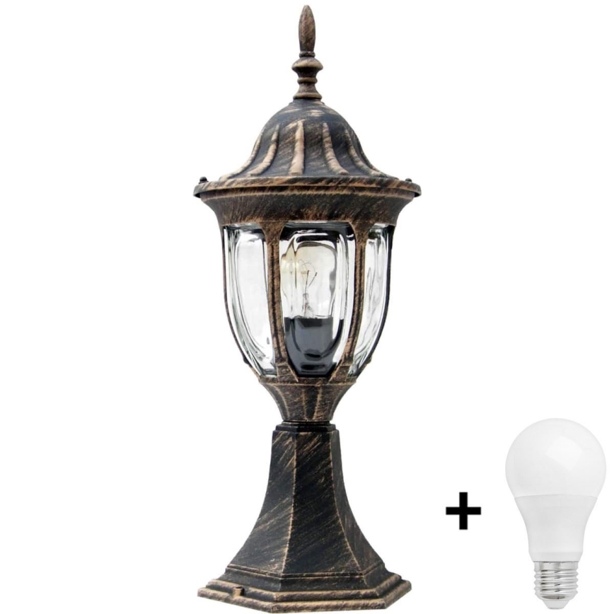 Светодиодная уличная лампа FLORENCJA 1xE27/10W/230V IP43