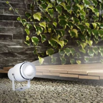 Светодиодная уличная лампа LED/12W/100-240V IP65 белый - зеленый свет