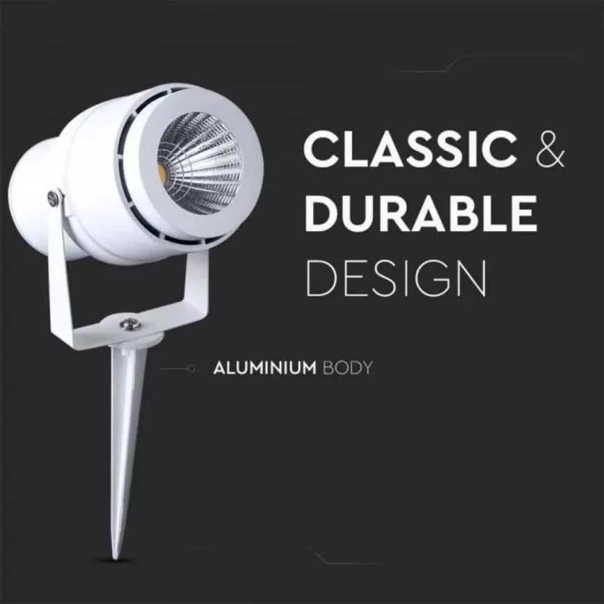 Светодиодная уличная лампа LED/12W/100-240V IP65 белый - зеленый свет