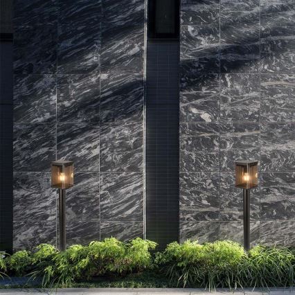 Светодиодная уличная лампа на солнечной батарее LED/2,5W/3,7V 3000K IP54 черный