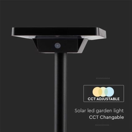 Светодиодная уличная лампа на солнечной батарее 2в1 LED/2W/3,7V IP65 3000/4000/6500K 2600 mAh