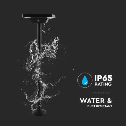 Светодиодная уличная лампа на солнечной батарее 2в1 LED/2W/3,7V IP65 3000/4000/6500K 2600 mAh