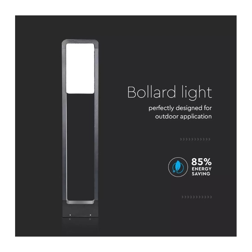 Светодиодная уличная лампа SAMSUNG CHIP LED/10W/230V 3000K IP65 черная