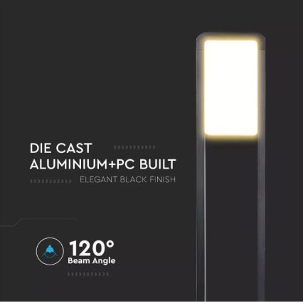 Светодиодная уличная лампа SAMSUNG CHIP LED/10W/230V 3000K IP65 черная