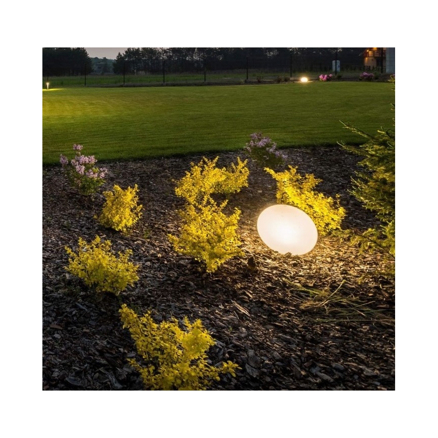 Светодиодная уличная RGB-лампа с регулированием яркости LED/1W/230V 28 см IP67 + пульт ДУ