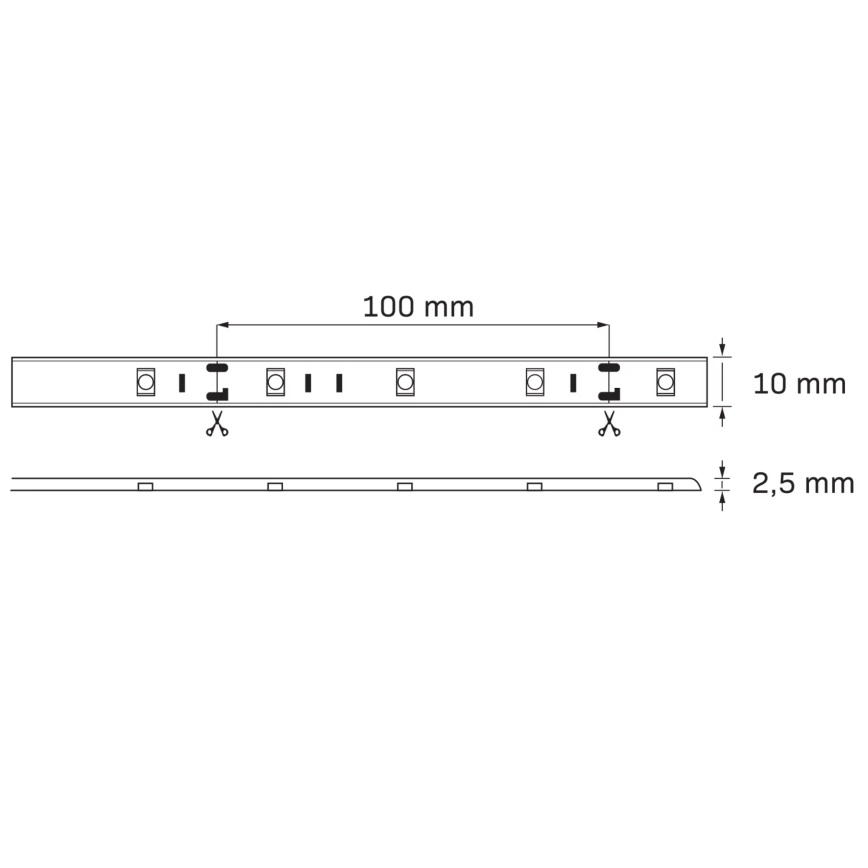 Светодиодная уличная RGB-лента с регулированием яркости 5м LED/14W/12V IP65 + пульт ДУ