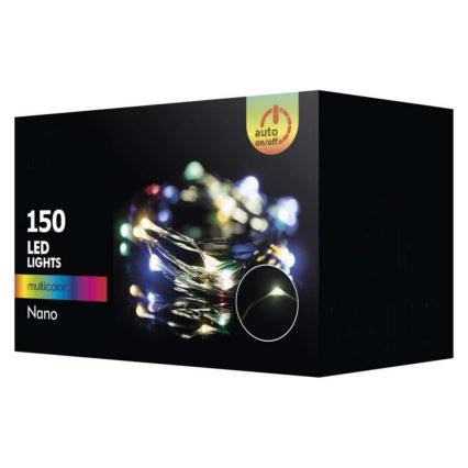 Светодиодная уличная рождественская гирлянда 15 м 150xLED/3,6W/230V IP44