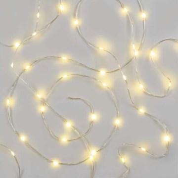 Светодиодная уличная рождественская гирлянда 160 LED/21 м IP44 тёплый белый