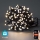 Светодиодная уличная рождественская гирлянда 200xLED/8 функций 25 м IP65 Wi-Fi Tuya теплый белый