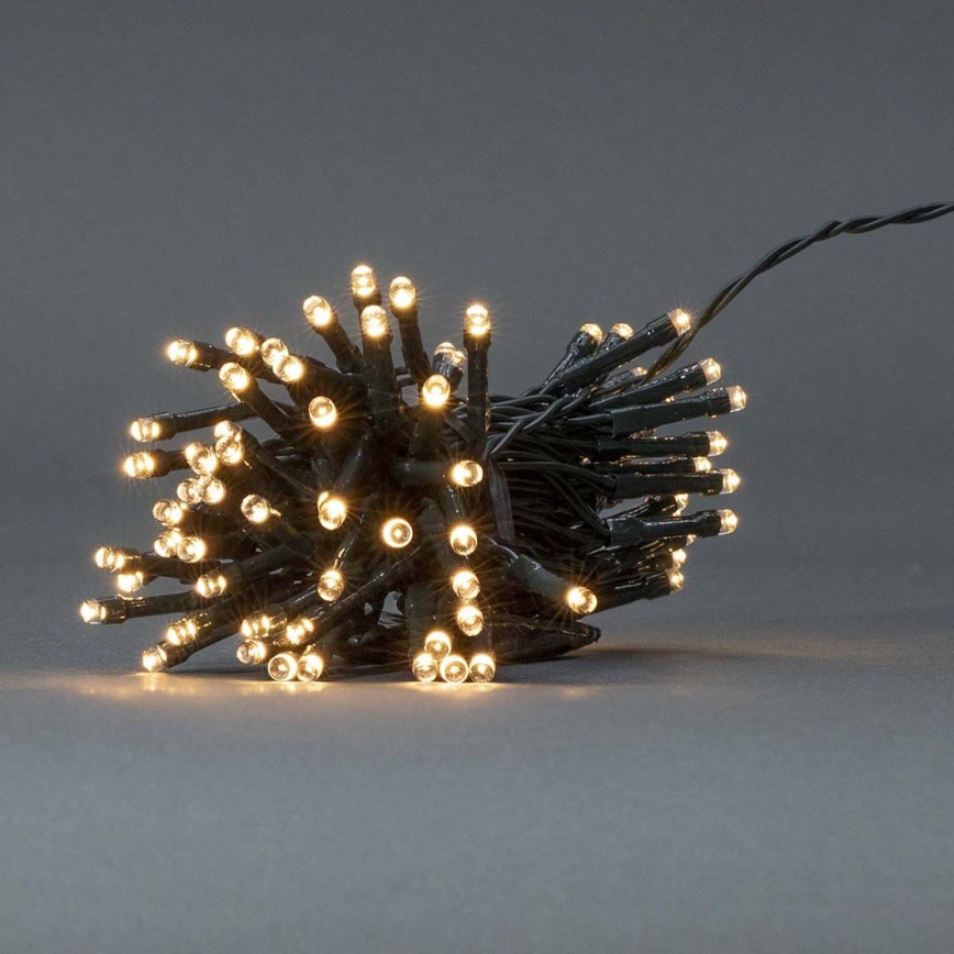 Светодиодная уличная рождественская гирлянда 48xLED/7 режимов/3xAA 4,1м IP44 теплый белый