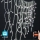 Светодиодная уличная рождественская гирлянда-водопад 400xLED/8 функций 11 м IP65 Wi-Fi Tuya холодный белый