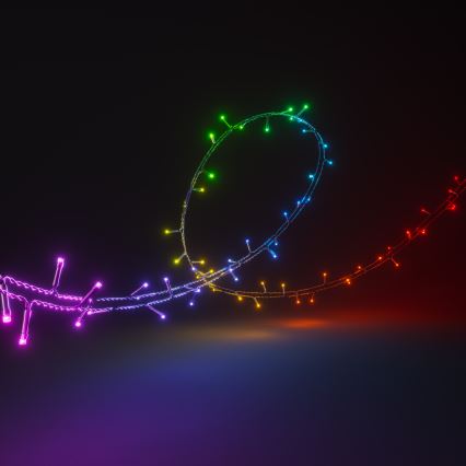Nanoleaf - Светодиодная уличная рождественская RGBW-гирлянда ESSENTIALS 250xLED 2x10 м 2700-6500K Wi-Fi IP44