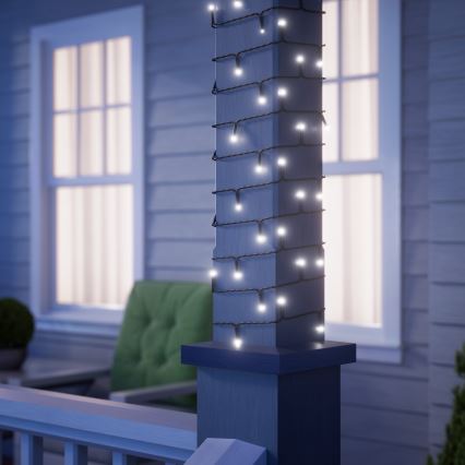 Nanoleaf - Светодиодная уличная рождественская RGBW-гирлянда ESSENTIALS 250xLED 2x10 м 2700-6500K Wi-Fi IP44