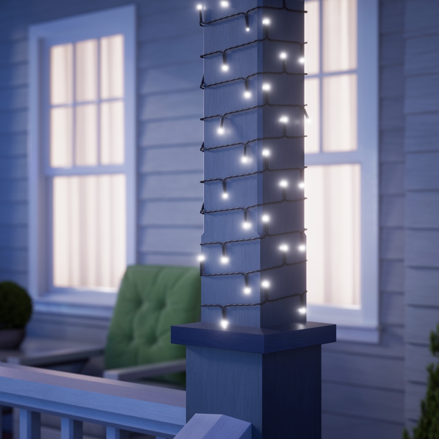 Nanoleaf - Светодиодная уличная рождественская RGBW-гирлянда ESSENTIALS 250xLED 2x10 м 2700-6500K Wi-Fi IP44