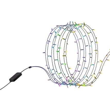 Nanoleaf - Светодиодная уличная рождественская RGBW-гирлянда ESSENTIALS 250xLED 2x10 м 2700-6500K Wi-Fi IP44