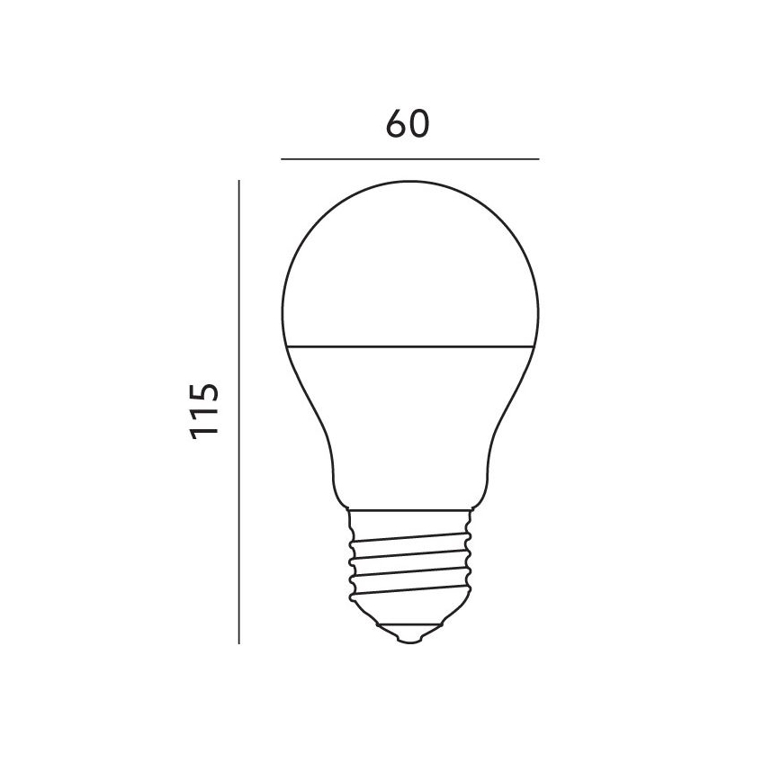 Светодиодная умная RGB-лампочка с регулированием яркости E27/9,5W/230V 2700-6500K Wi-Fi Tuya