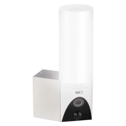 Светодиодная умная уличная камера со светильником GoSmart LED/12W/230V IP65 Wi-Fi Tuya белый