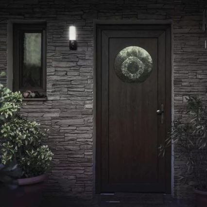 Светодиодная умная уличная камера со светильником GoSmart LED/12W/230V 3200K IP65 Wi-Fi Tuya черный