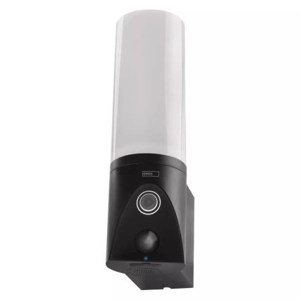 Светодиодная умная уличная камера со светильником GoSmart LED/12W/230V 3200K IP65 Wi-Fi Tuya черный