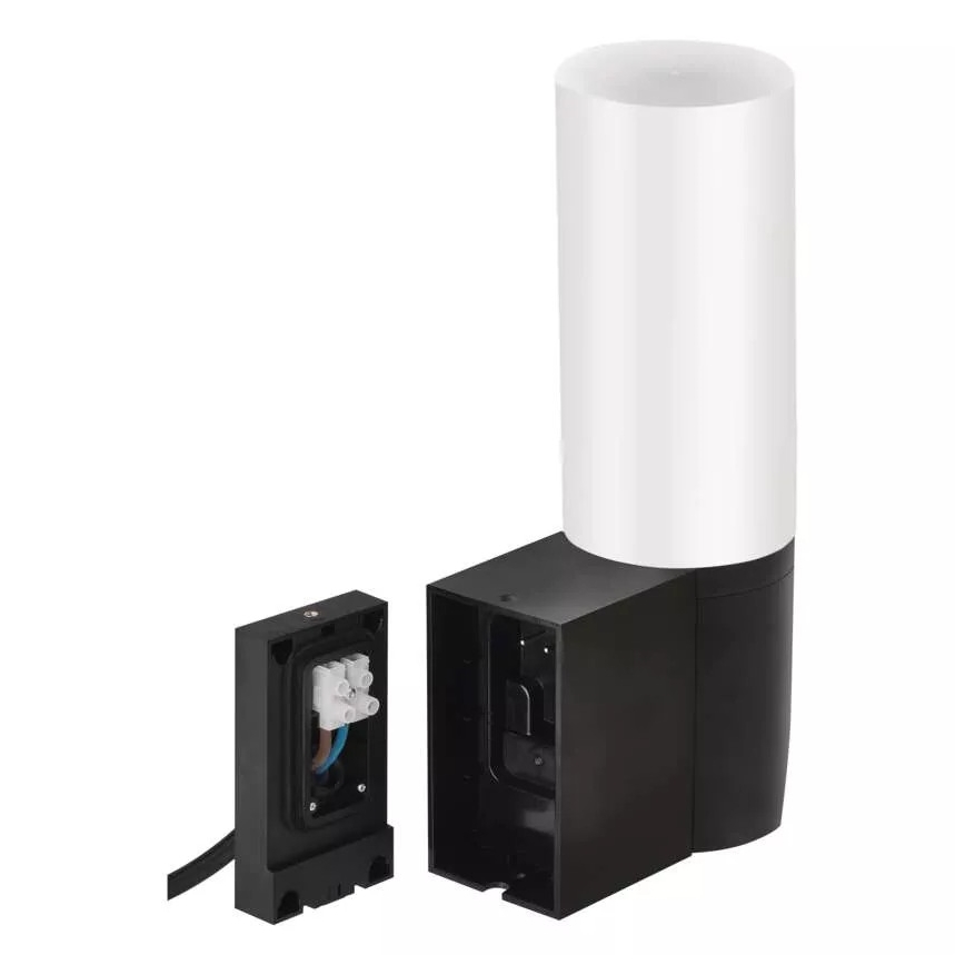 Светодиодная умная уличная камера со светильником GoSmart LED/12W/230V 3200K IP65 Wi-Fi Tuya черный