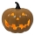Светодиодная керамическая тыква HALLOWEEN LED/3xLR44/теплый белый