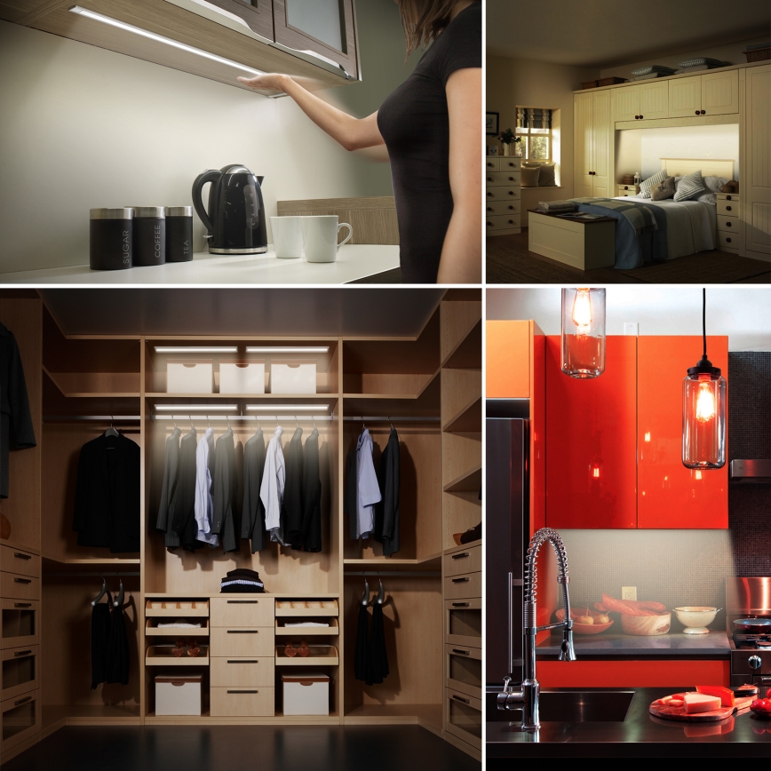 Светодиодное освещение мебели с датчиком LED/9Вт/12/230В 4000К