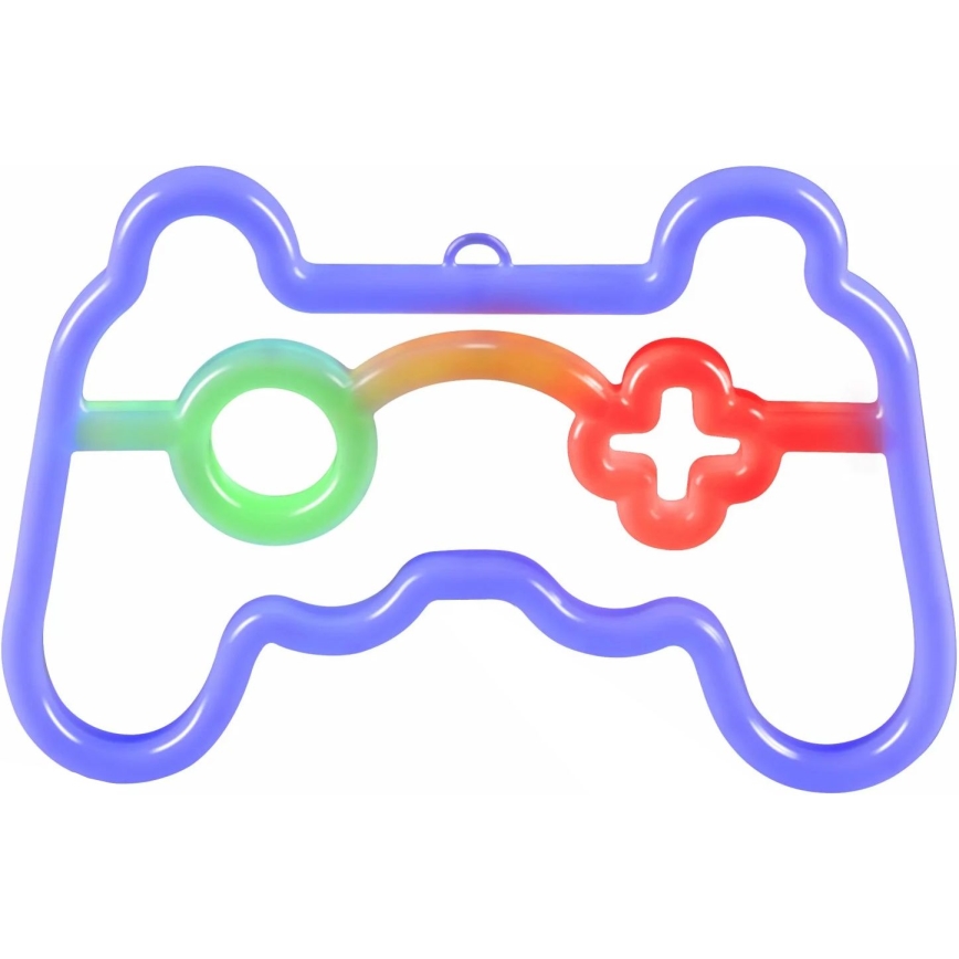 Светодиодное неоновое настенное украшение GAME LED/3W/3xAA USB синий