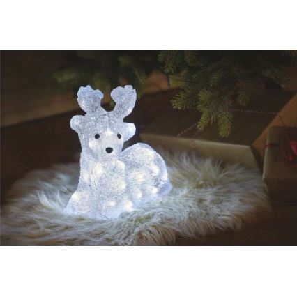 Светодиодное рождественское уличное украшение 40xLED/2,1W/230V IP44 олень