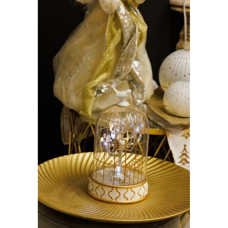 Светодиодное рождественское украшение 12xLED/3xAAA теплый белый