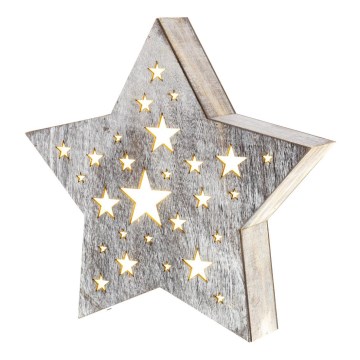 Светодиодное рождественское украшение 1xLED/2xAAA теплый белый