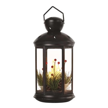 Светодиодное рождественское украшение 1xLED/3xAAA черное