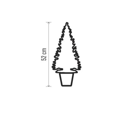 Светодиодное рождественское украшение 20xLED/3xAA