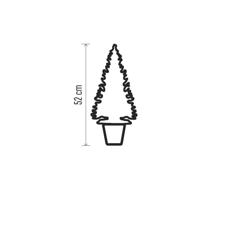 Светодиодное рождественское украшение 20xLED/3xAA