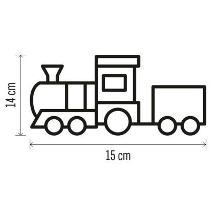 Светодиодное рождественское украшение 3xLED/2xAA серое