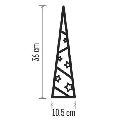 Светодиодное рождественское украшение 8xLED/2xAA