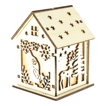 Светодиодное рождественское украшение LED/2xLR44, тёплый белый